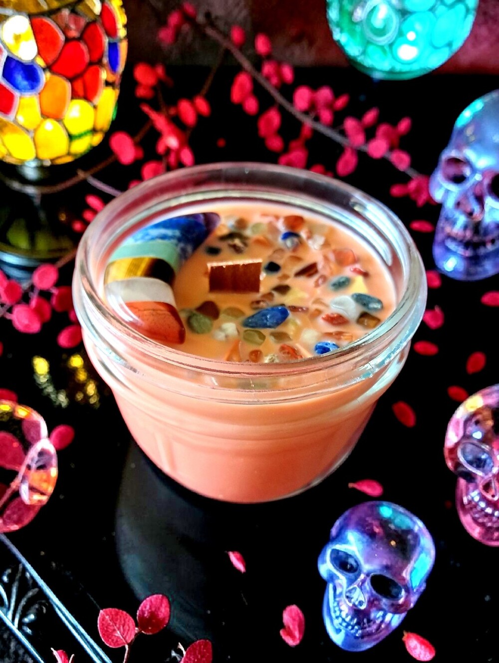 Hand Crafted , Wicked Worthy Wax, Chakra Moon 8 oz candle - Picture 2 of 4